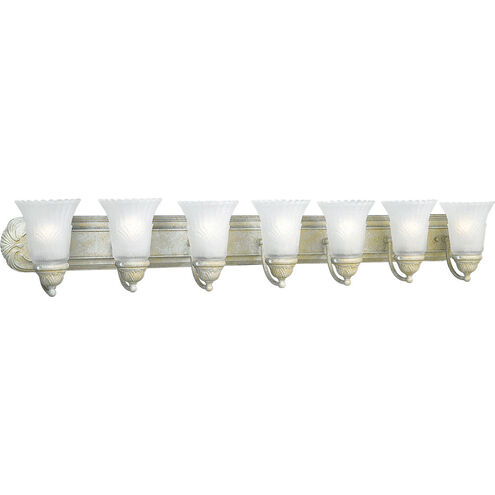 Montgomery 7 Light 48 inch Venetian Gold Bath Vanity Wall Light