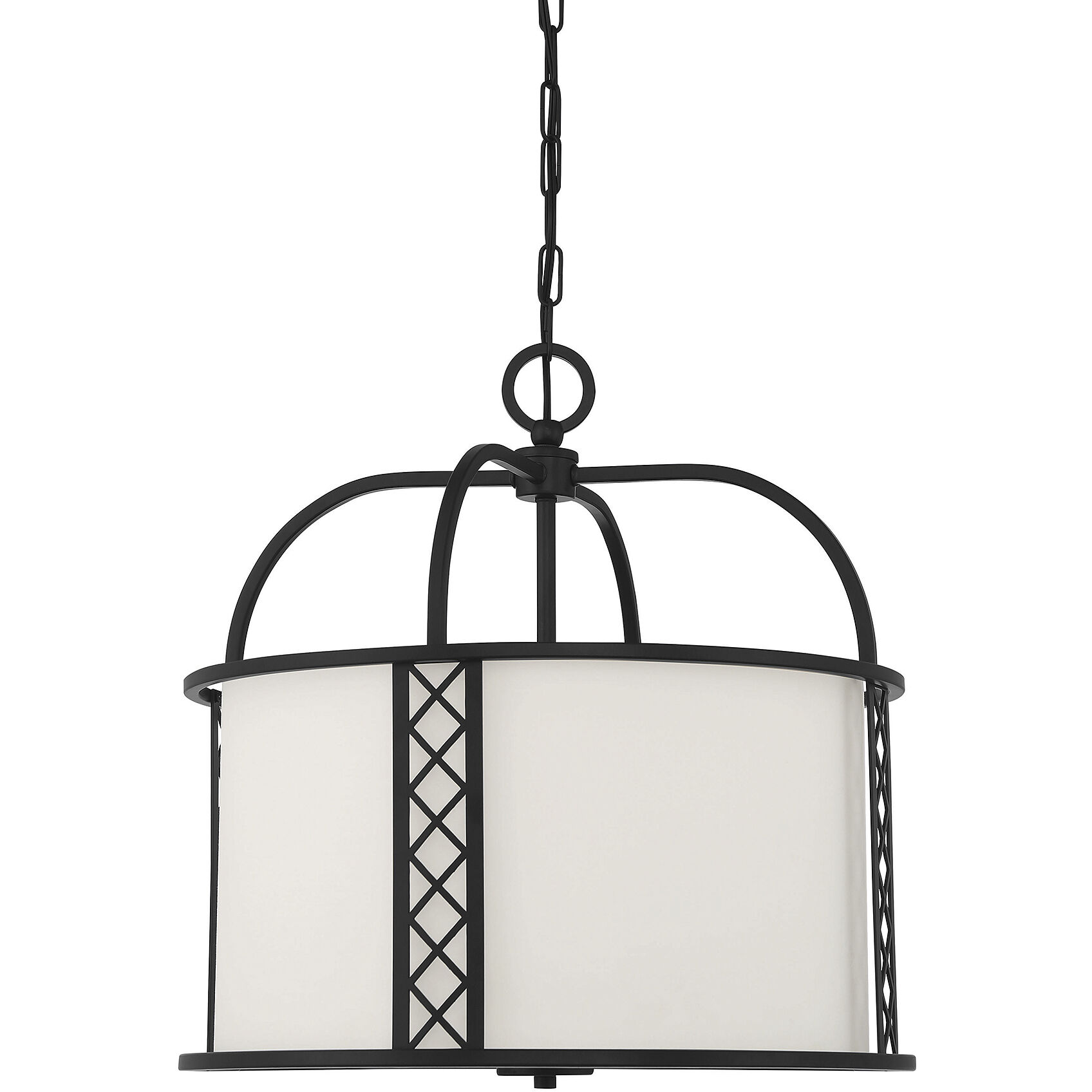 Rockford 3 Light 18 inch Matte Black Pendant Ceiling Light, Essentials