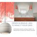 Radiance Collection - Hourglass 1 Light 7.5 inch Bisque Flush-Mount Ceiling Light in Replaceable Bulb, Form+Finish+Function