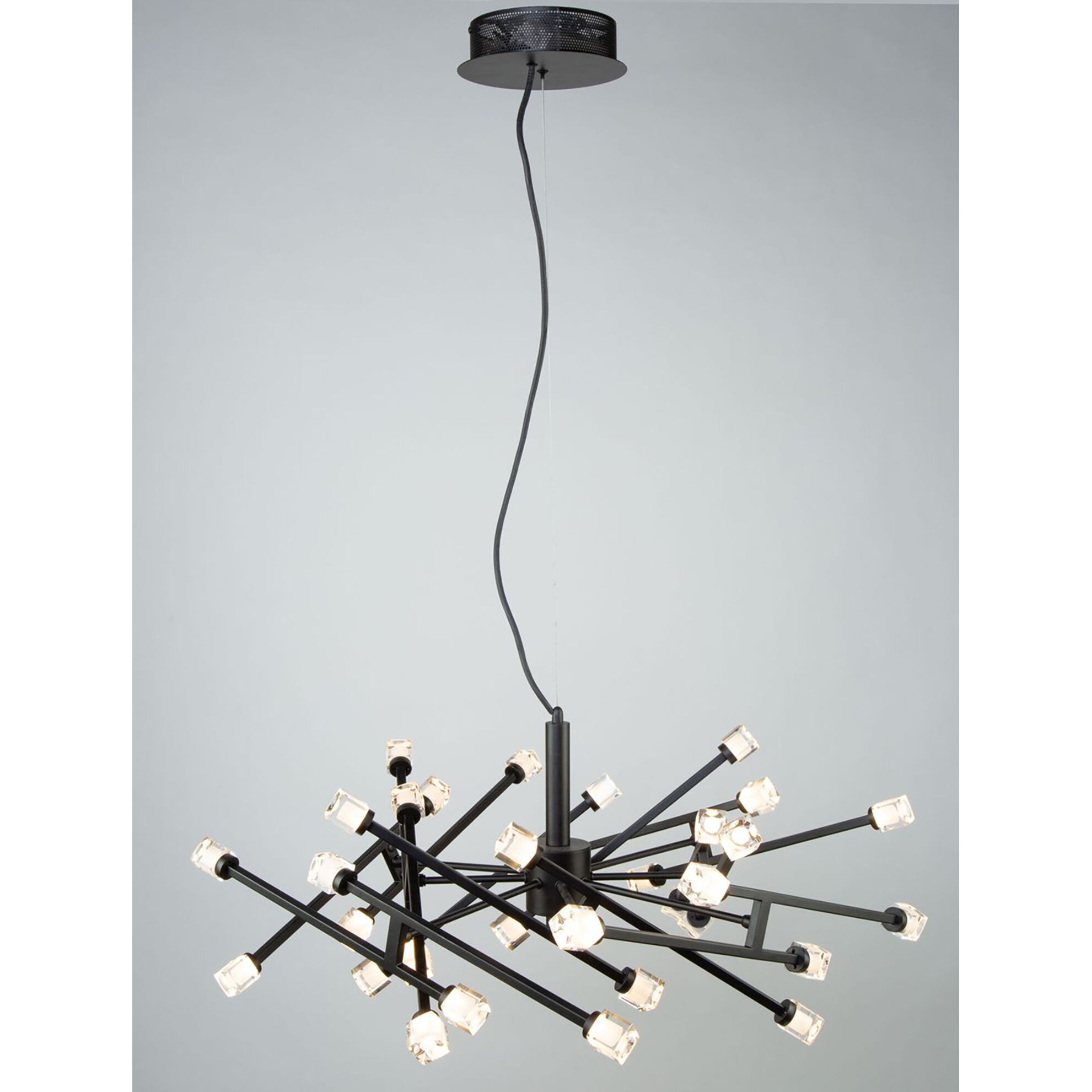 Batton LED 36.5 inch Black Pendant Ceiling Light