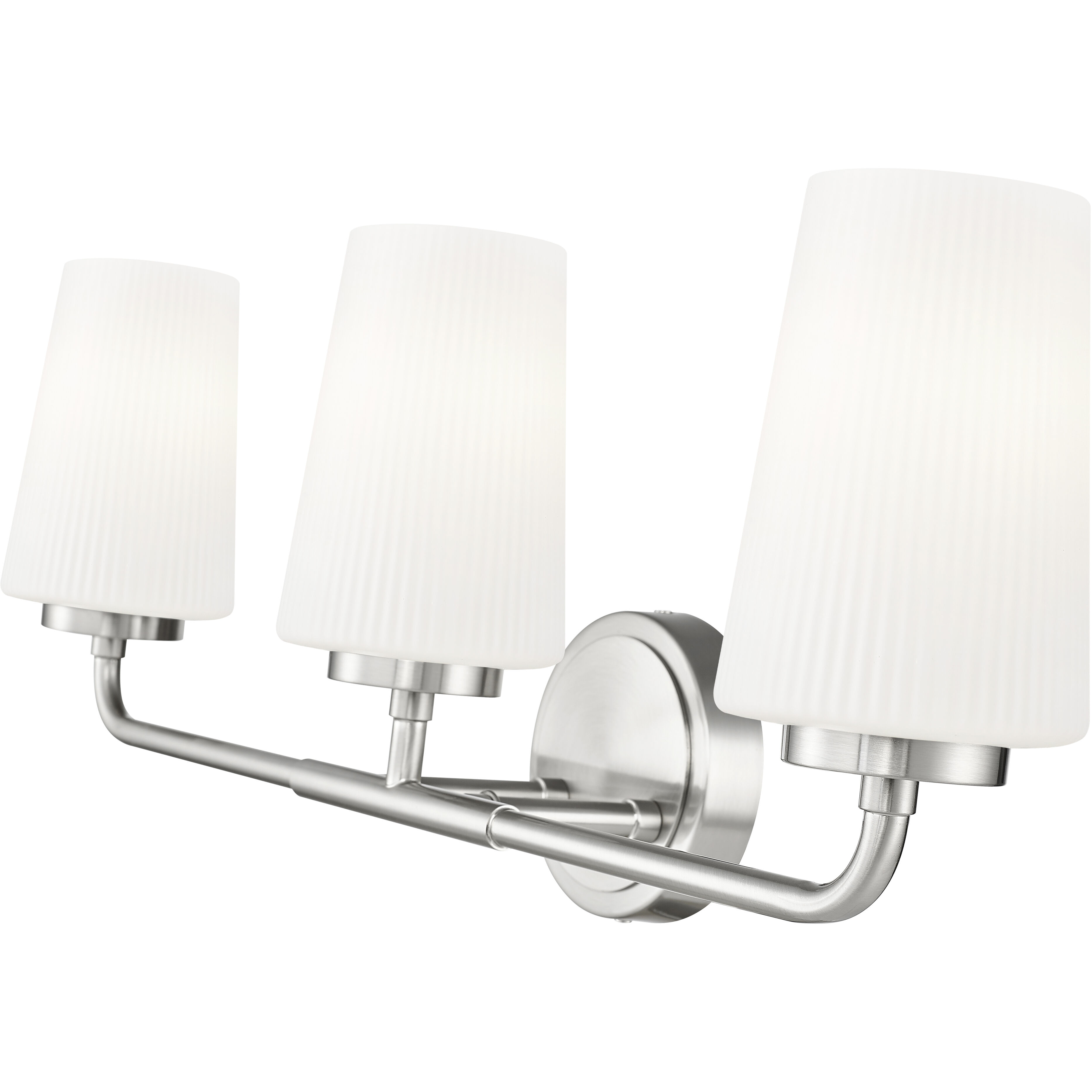 Montford 3 Light 24 inch Brushed Nickel Bath Vanity Light Wall Light