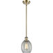 Ballston Eaton 1 Light 6 inch Antique Brass Pendant Ceiling Light in Incandescent, Clear Glass, Ballston