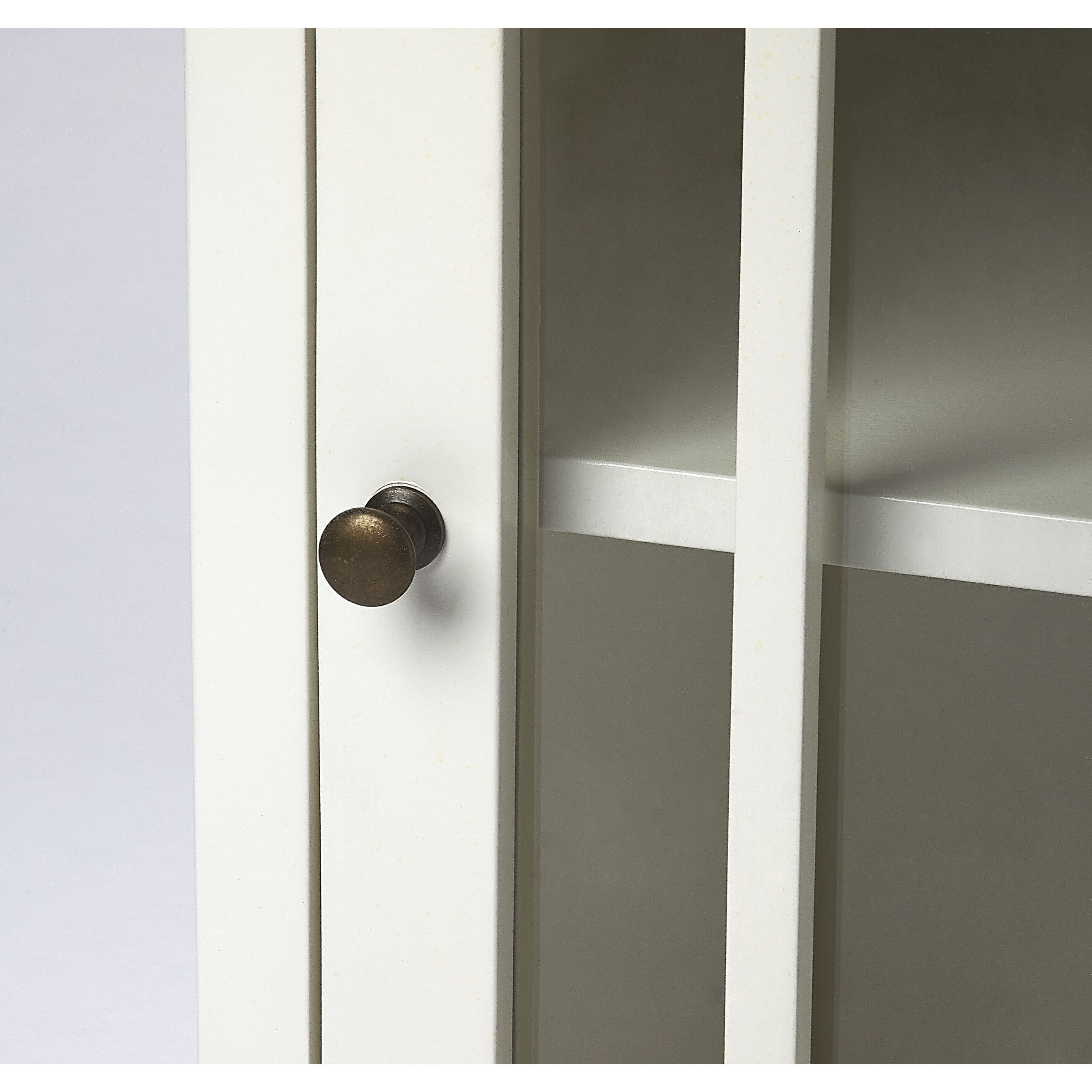 Butler Loft Baxter  Glossy White Chairside Chest