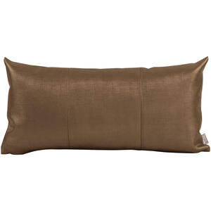 Kidney 22 inch Luxe Bronze Pillow