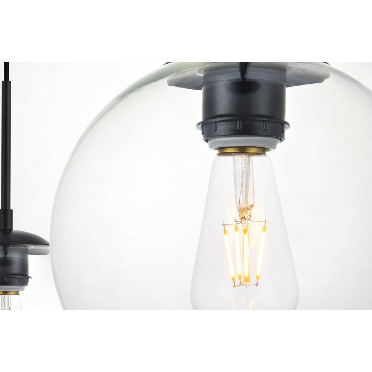 Huntington 7 Light 8 inch Black Pendant Ceiling Light