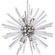 Canada 8 Light 30 inch Chrome Chandelier Ceiling Light