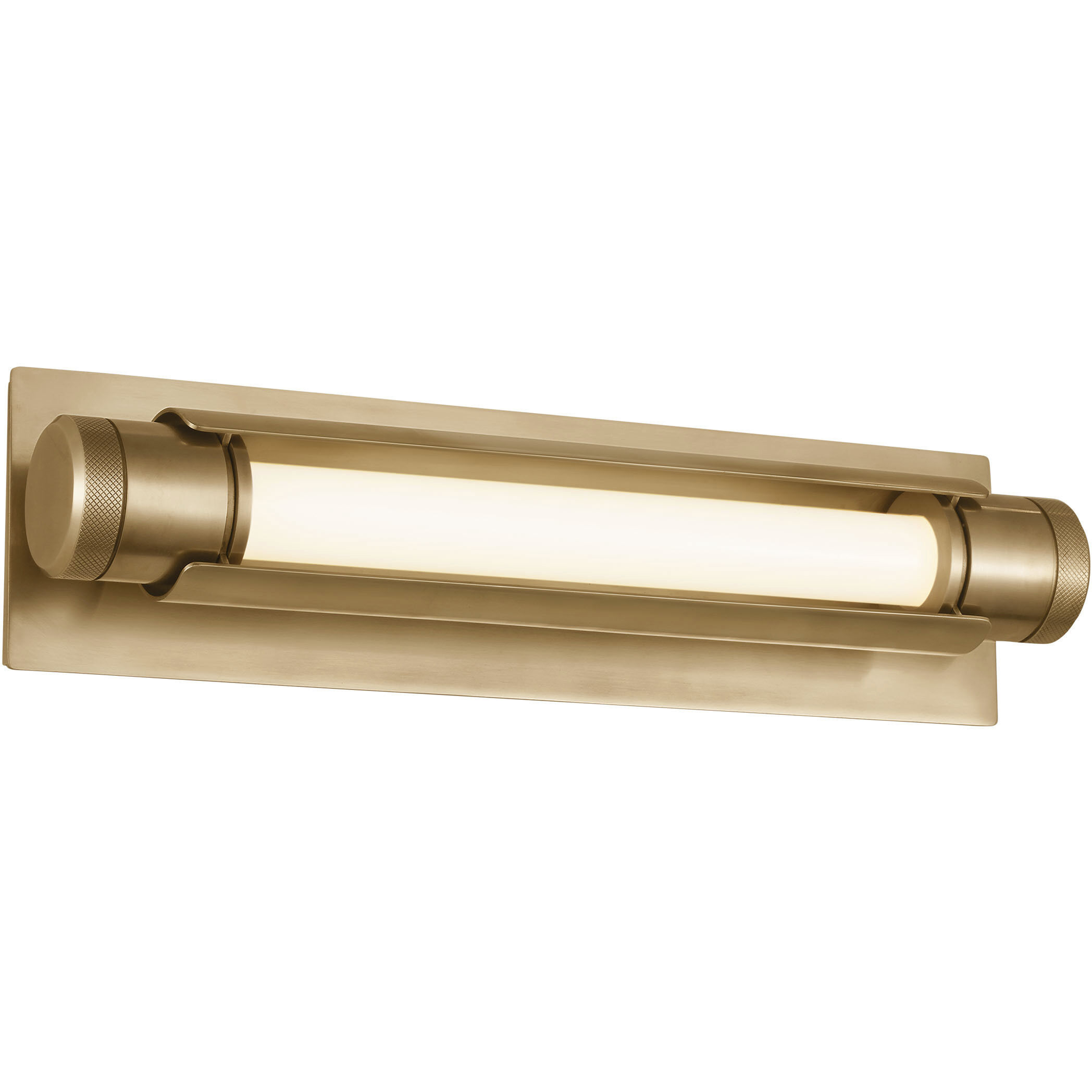 Avroko Capa LED 18 inch Hand Rubbed Antique Brass Vanity Light Wall Light