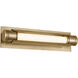 Avroko Capa LED 18 inch Hand Rubbed Antique Brass Vanity Light Wall Light