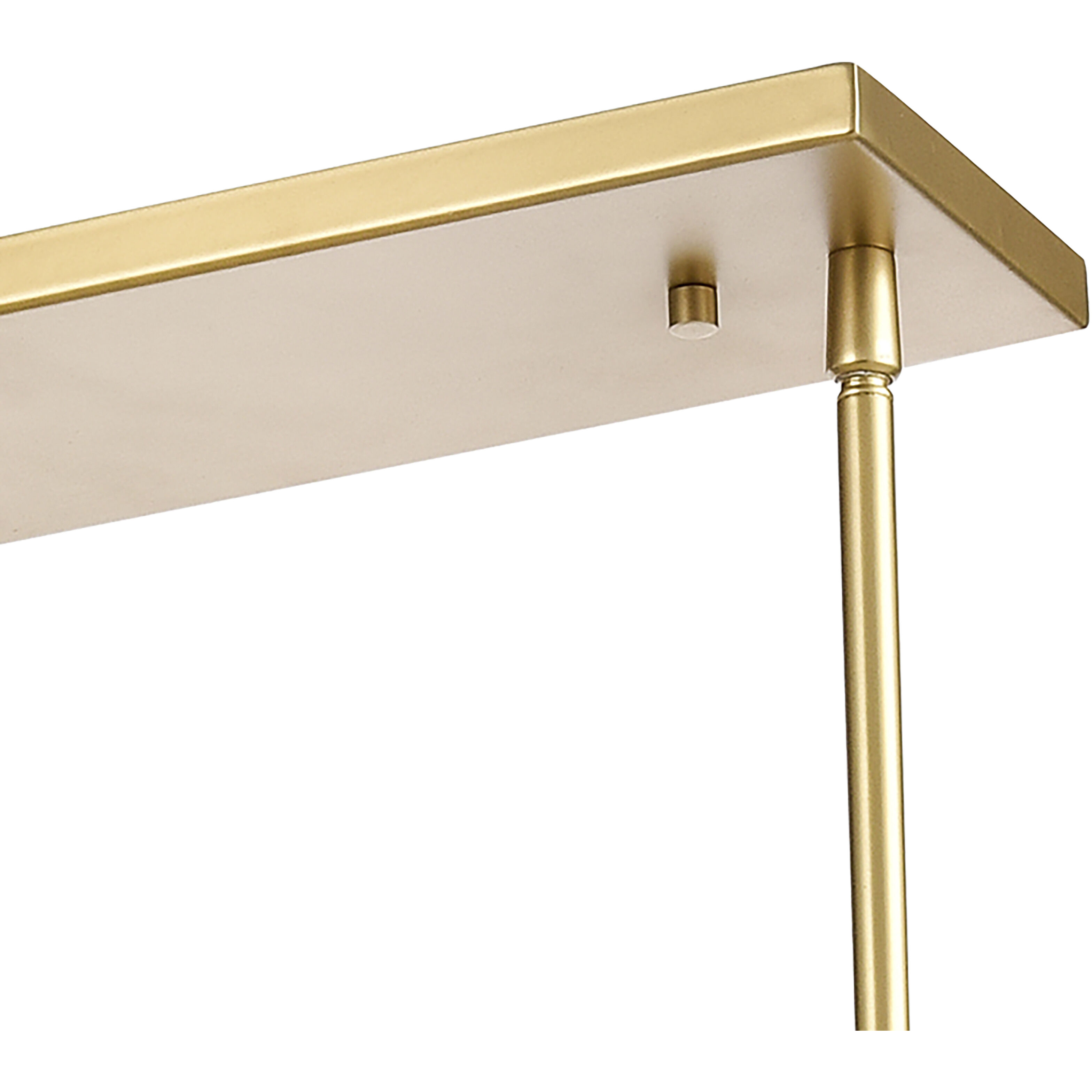 Fantania 4 Light 36 inch Champagne Gold Linear Chandelier Ceiling Light