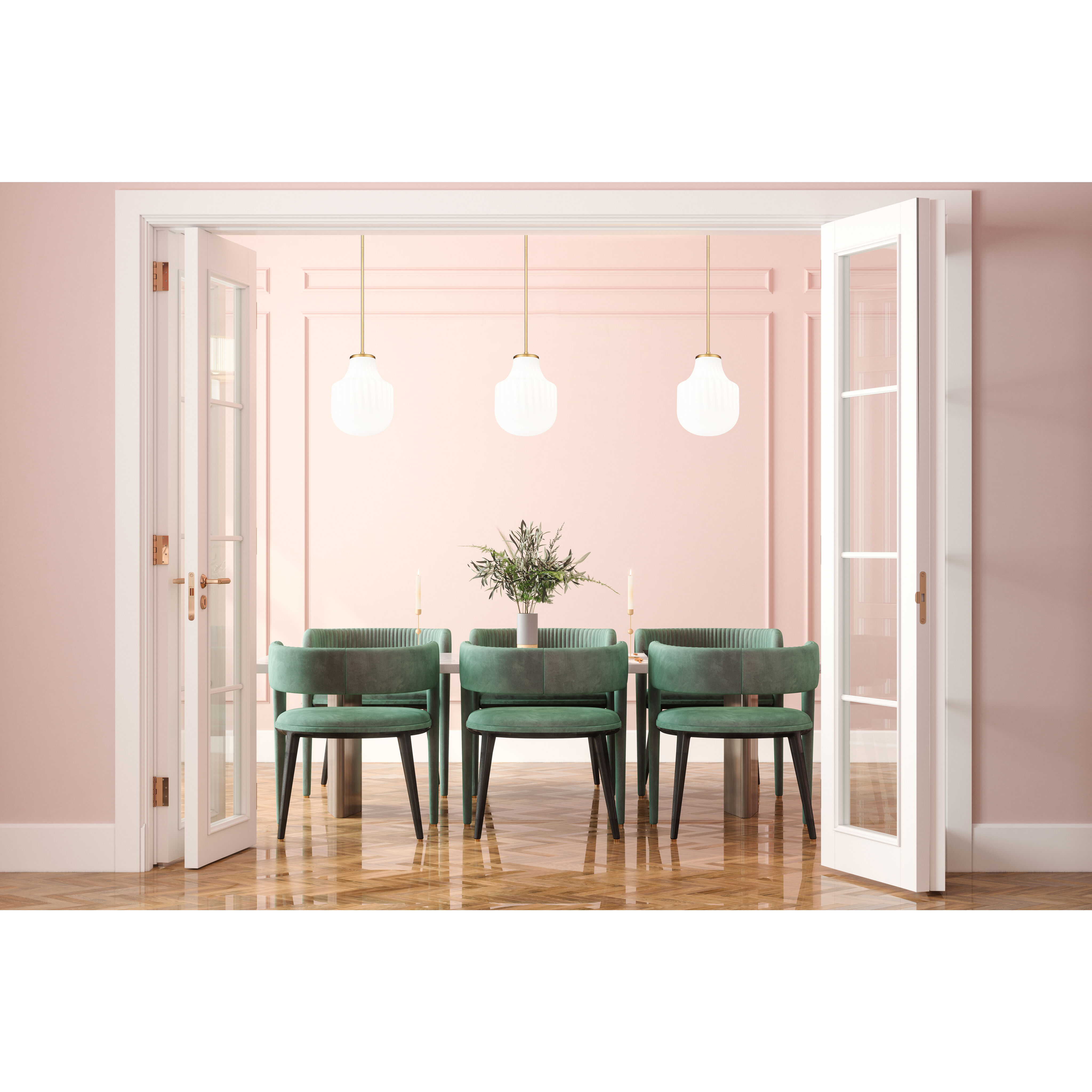 Newbury 1 Light 10 inch Modern Gold Pendant Ceiling Light