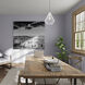 Geometric 1 Light 12 inch White Mini Pendant Ceiling Light