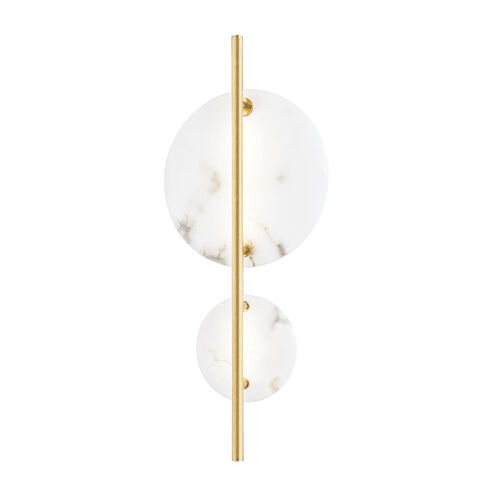 Croft LED 10 inch Aged Brass ADA Wall Sconce Wall Light