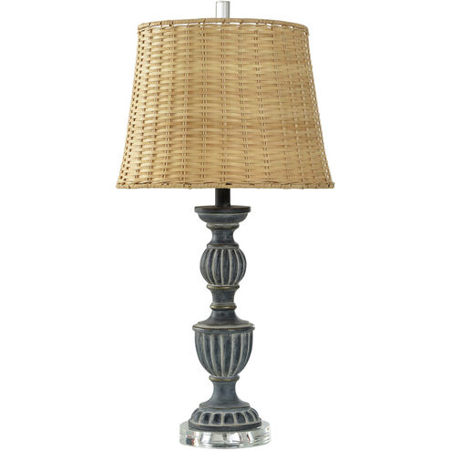 Cameron 28.5 inch 100.00 watt Charcoal Table Lamp Portable Light