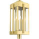 Lexington 4 Light 31 inch Natural Brass Outdoor Post Top Lantern