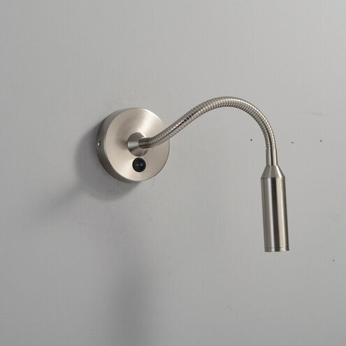 Bradbury LED 4.5 inch Satin Nickel Sconce Wall Light