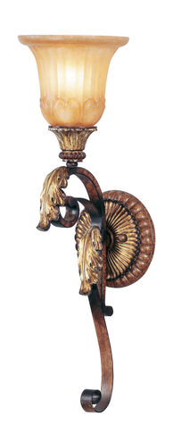 Villa Verona 1 Light 6 inch Verona Bronze with Aged Gold Leaf Accents Wall Sconce Wall Light