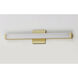 Spec Vanity LED 24 inch Gold Bath Vanity Wall Light