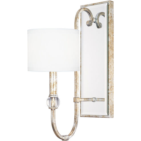 Capital Lighting Charleston 1 Light 6 inch Silver and Gold Leaf Sconce Wall Light 613311SG-654 - Open Box