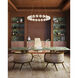 Marni LED 41.38 inch Natural Brass Chandelier Ceiling Light