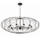 Zucca 10 Light 58 inch English Bronze and Antique Gold Chandelier Ceiling Light