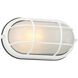 Nauticus Dual Mount 4 inch White Outdoor Wall Sconce