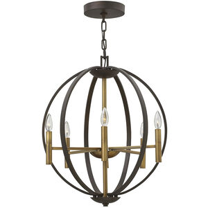 Euclid 6 Light 21.25 inch Chandelier