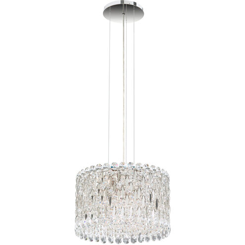 Sarella 8 Light 15.5 inch Antique Silver Mini Pendant Ceiling Light in Heritage