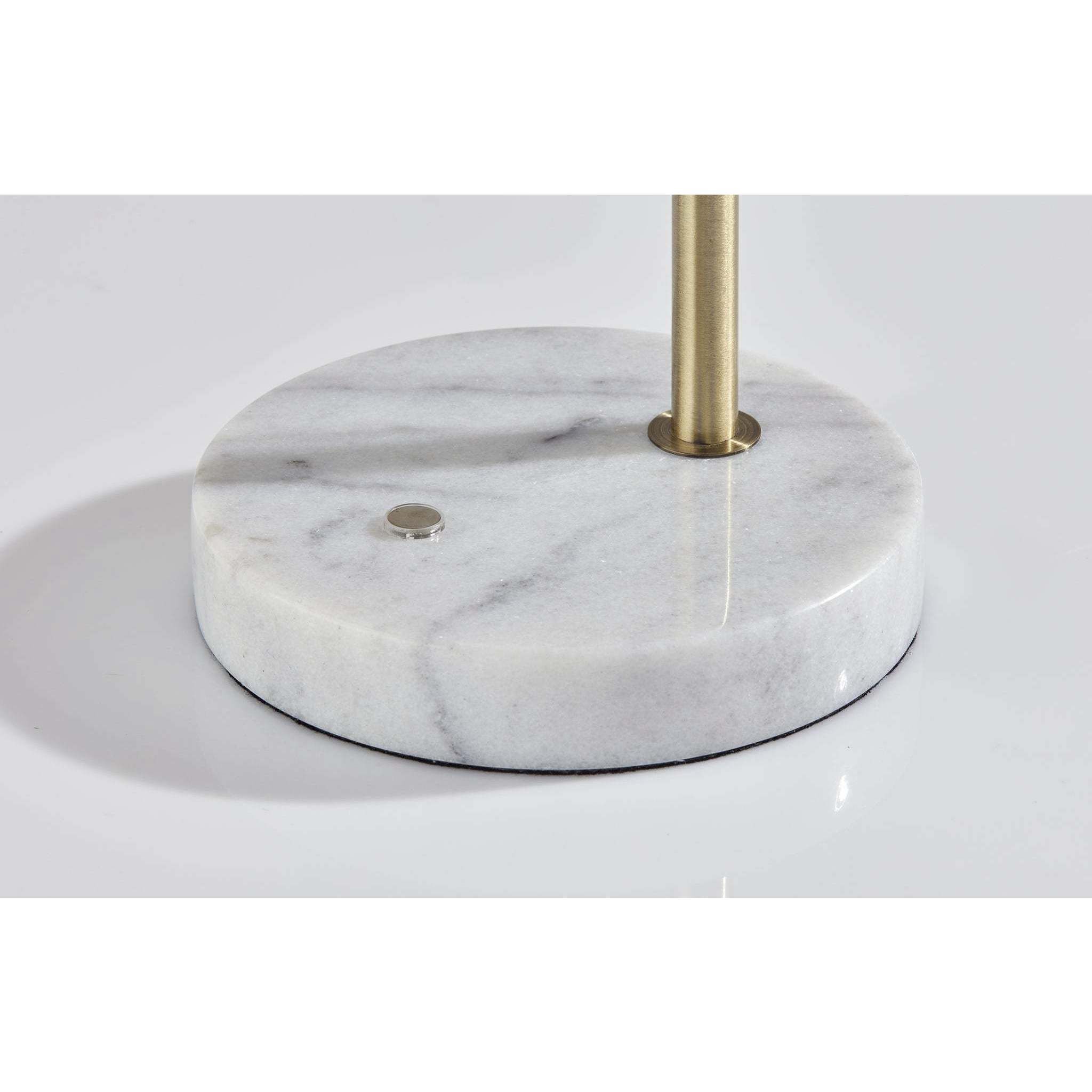 Natasha 19 inch 60.00 watt Antique Brass Table Lamp Portable Light