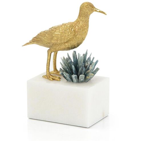 Sea Gull and Cyanite I 9.75 X 7.5 inch Sculpture