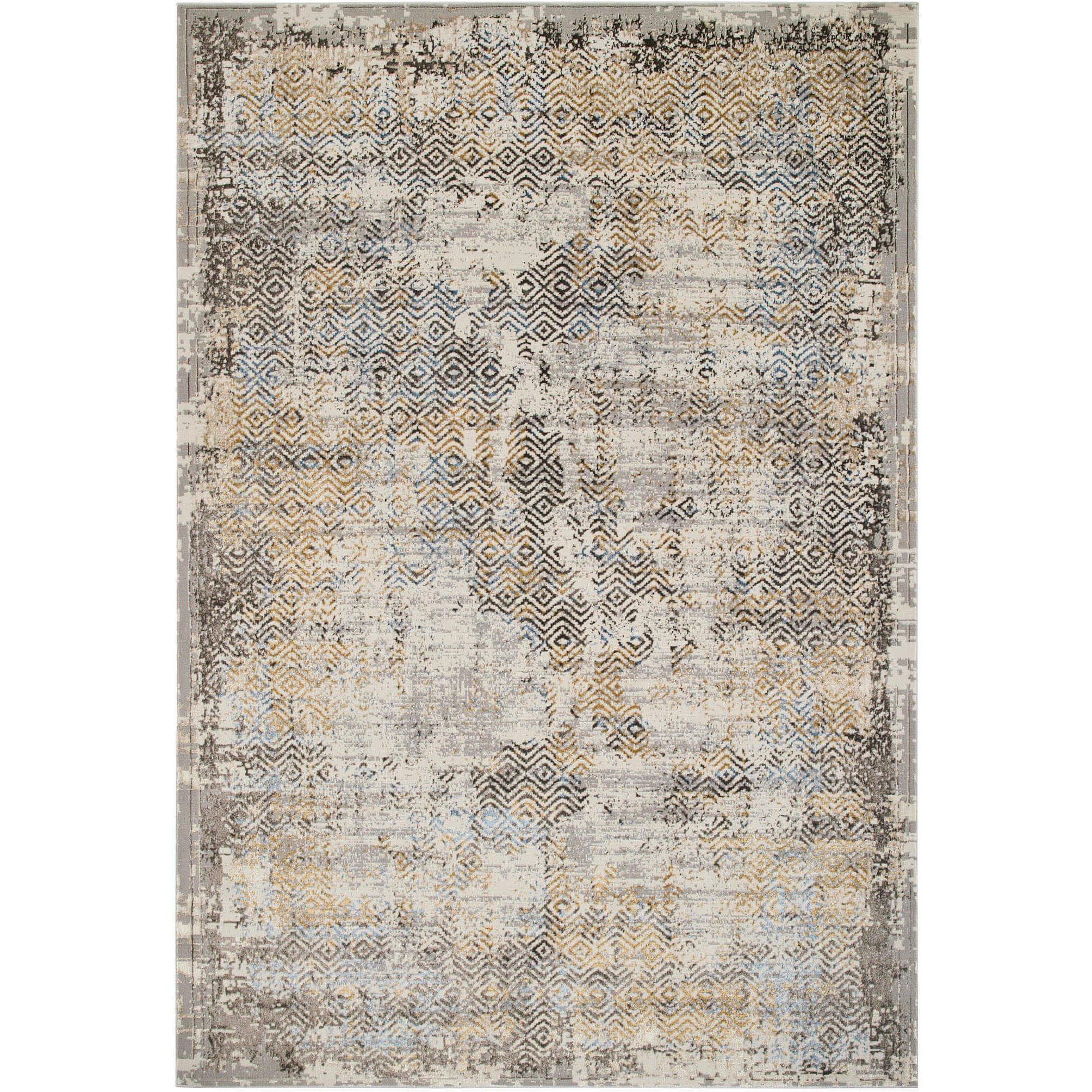 Zaria 130 X 94 inch Earth Tones Rug in 8 x 11
