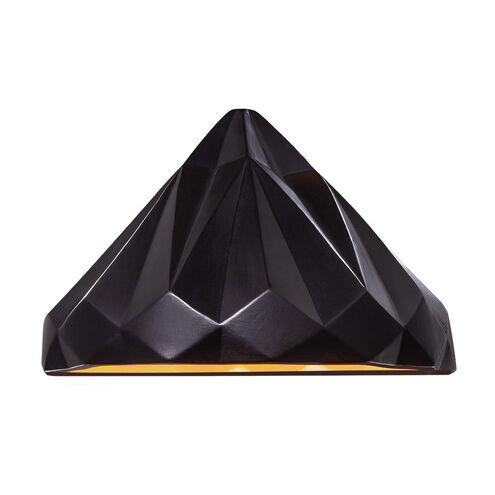 Ambiance 1 Light 12 inch Matte Black Wall Sconce Wall Light