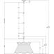 Annabelle 1 Light 24.25 inch Mole Black Pendant Ceiling Light, Large, Suzanne Duin Collection