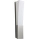 Crescent 1 Light 4 inch Satin Nickel Sconce Wall Light