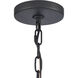 Leo 4 Light 22 inch Matte Black Pendant Ceiling Light