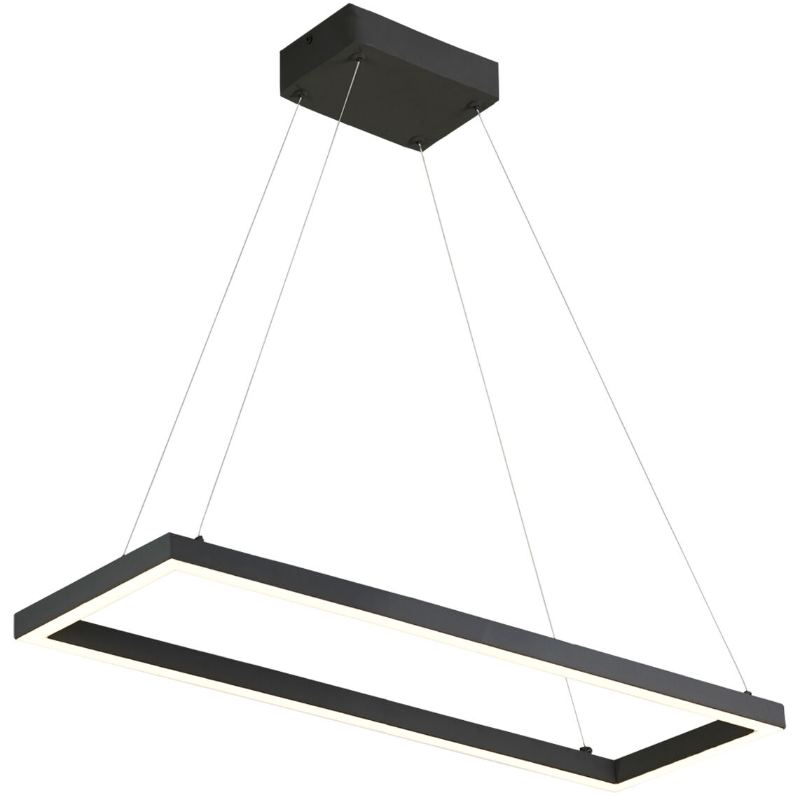 Piazza Pendant Ceiling Light in Black
