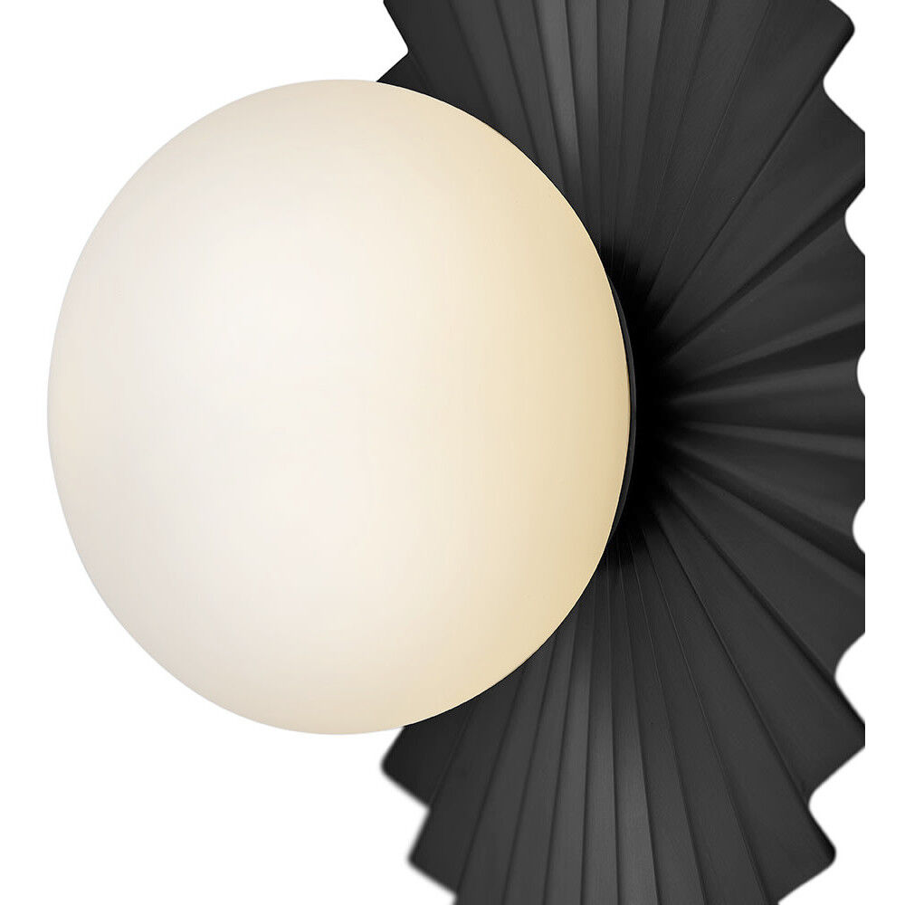 Stevie 1 Light 9.75 inch Black Flush Mount Ceiling Light, Small