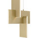 Joinery 14 inch Brushed Gold Pendant Ceiling Light