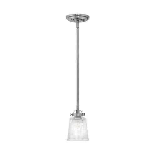 Bennett 1 Light 5.25 inch Polished Antique Nickel Bath Pendant Ceiling Light