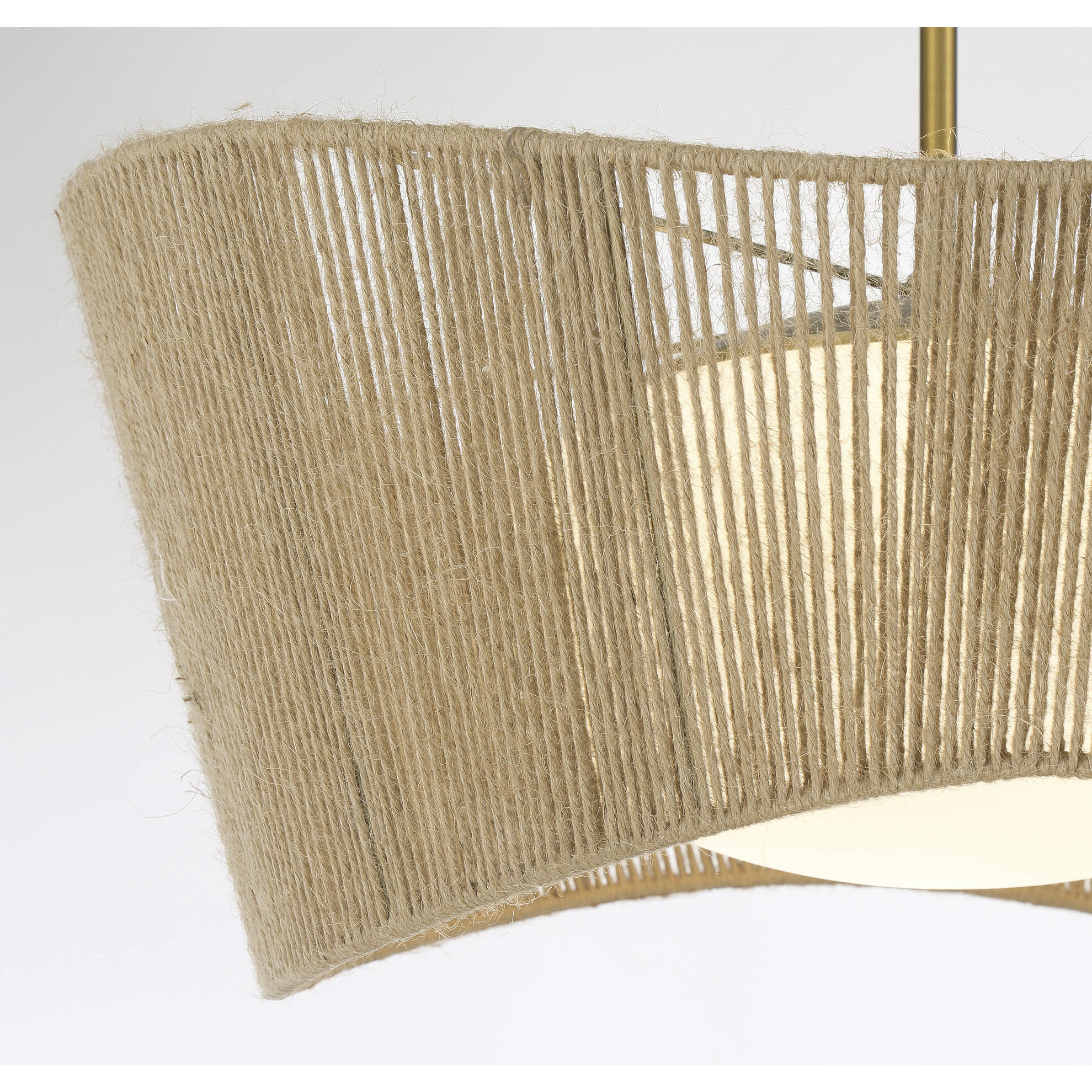 Key Largo 1 Light 22 inch Soft Brass Pendant Ceiling Light