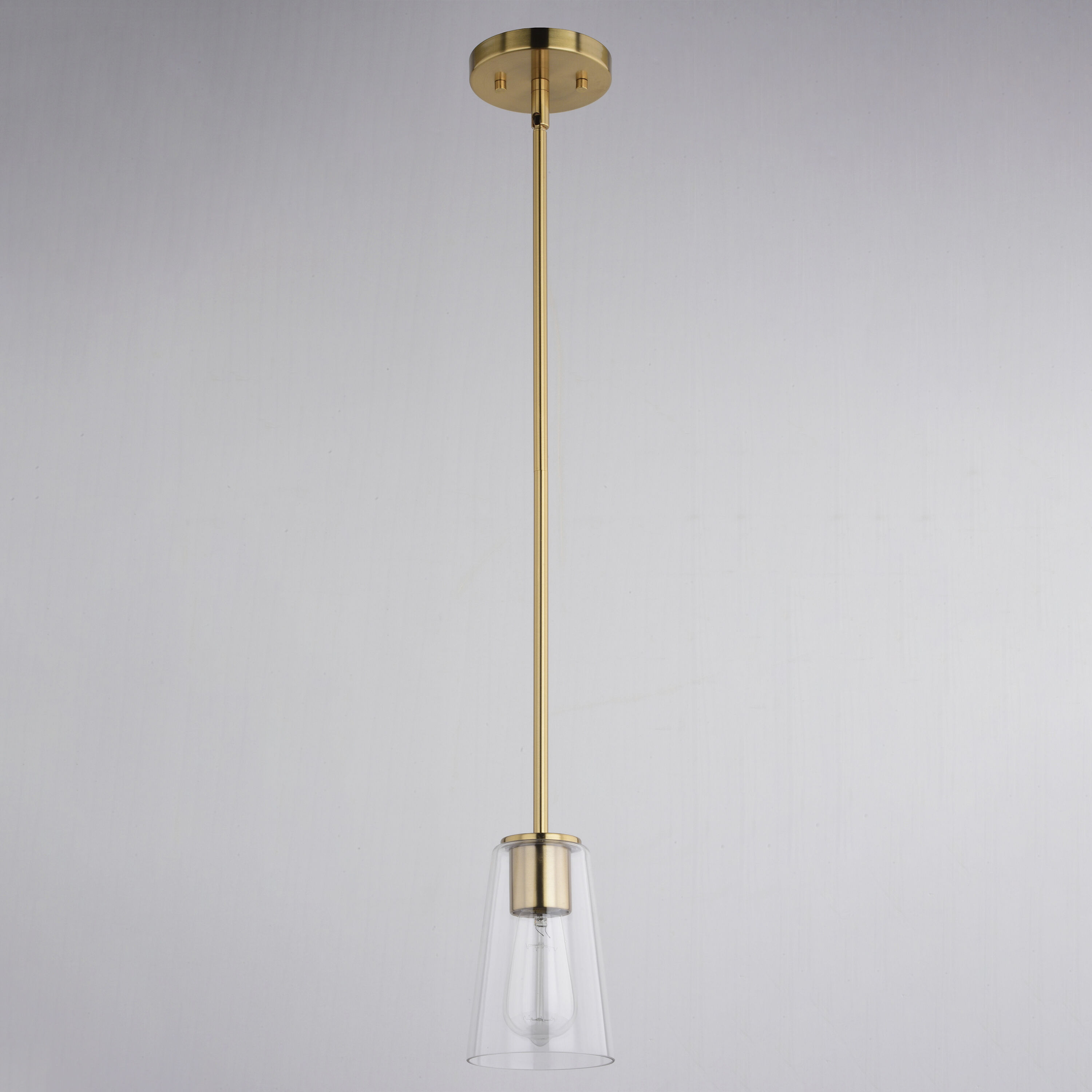 Beverly LED 4.5 inch Muted Brass Mini Pendant Ceiling Light