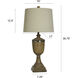 Brussels 36 inch 150 watt Brown Table Lamp Portable Light