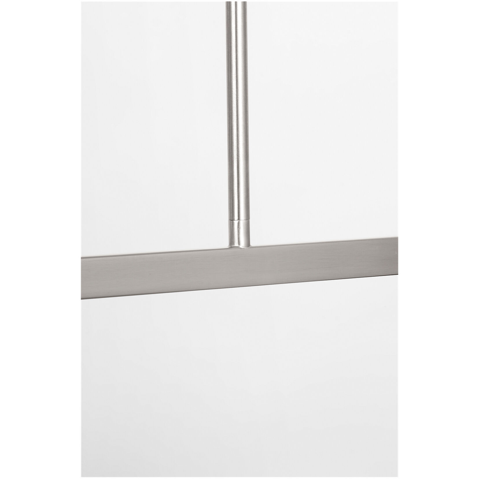 Zentro LED 48 inch Brushed Nickel Linear Chandelier Ceiling Light
