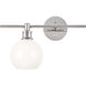 Collier 1 Light 14.7 inch Chrome Wall sconce Wall Light, Left
