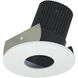 Iolite Black with Matte Powder White Recessed Light in 3500K, 1000, Black / Matte Powder White, Round Pinhole