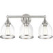 Ashridge 3 Light 24 inch Brushed Nickel Vanity Wall Sconce Wall Light