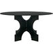 Element 59 X 59 inch Matte Black Dining Table