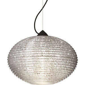 Pape 12 LED Black Cord Pendant Ceiling Light