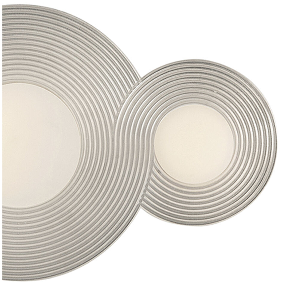 Lisa McDennon Rhea LED 18 inch Polished Nickel Vanity Light Wall Light