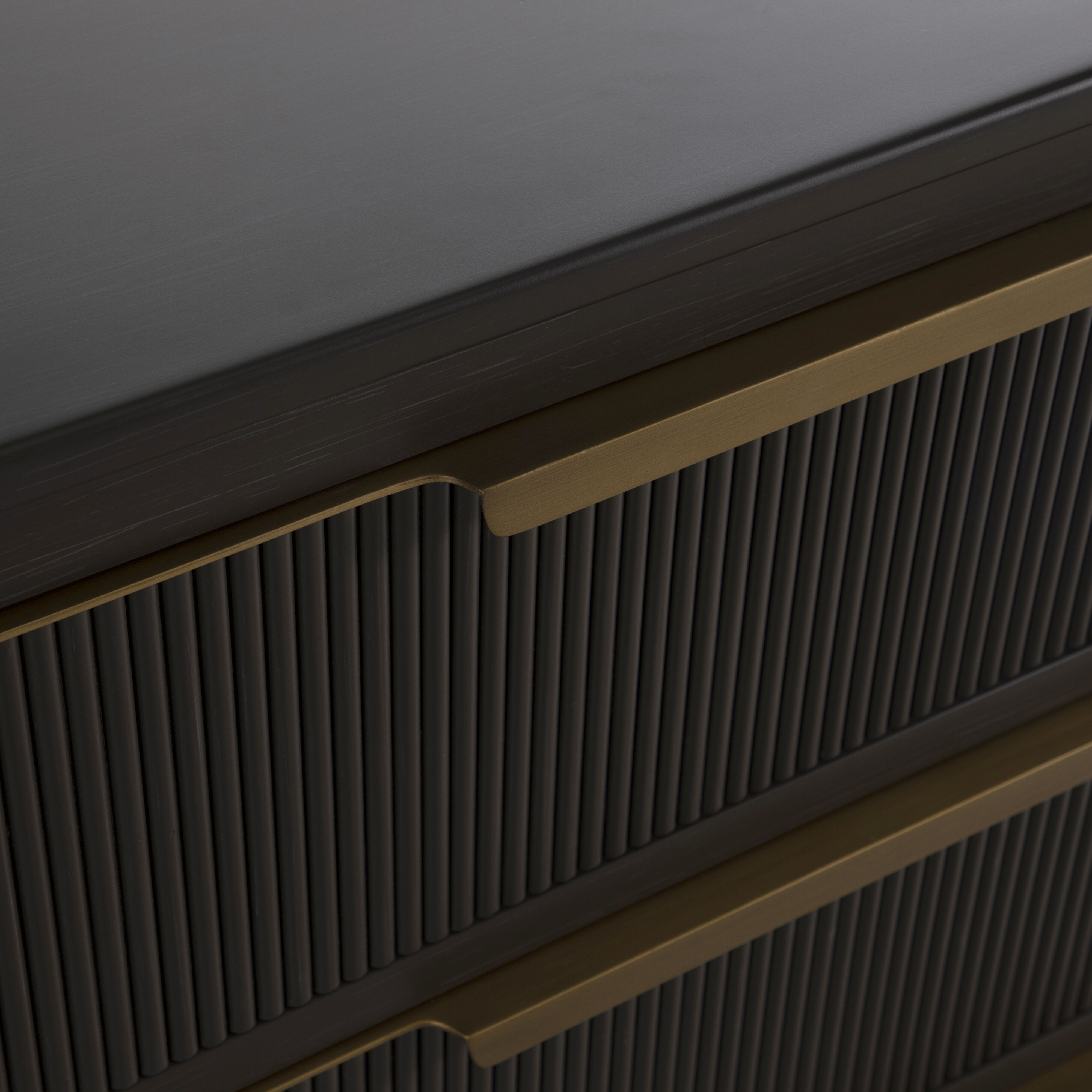 Riggs Stained Gold and Sesame Black Dresser