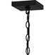 Jett 1 Light 8.5 inch Matte Black Outdoor Hanging Lantern, Large